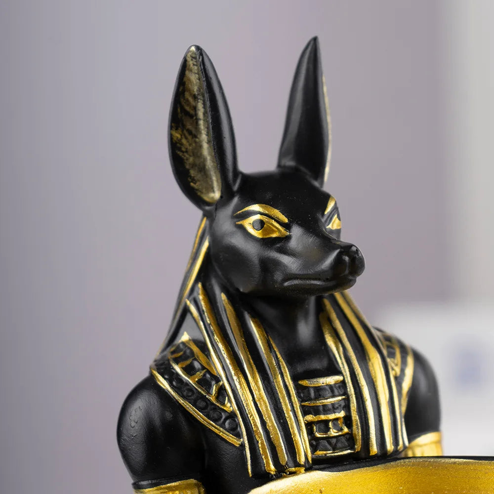 Ancient Egyptian-Inspired Anubis Storage Tray