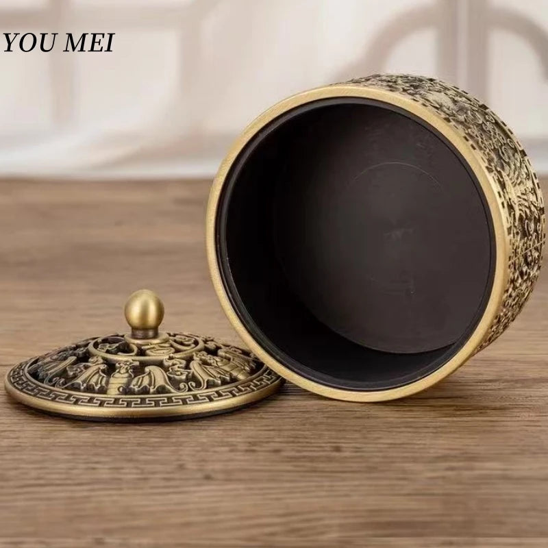 Buddhist Bronze Carved Incense Burner - Your Ritual Hub 