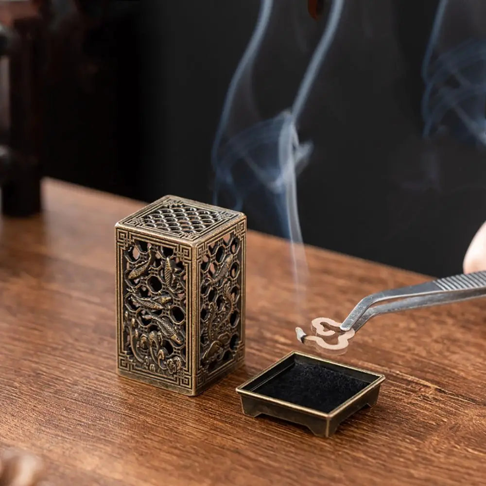 Chinese Style Zinc Alloy Incense Burner