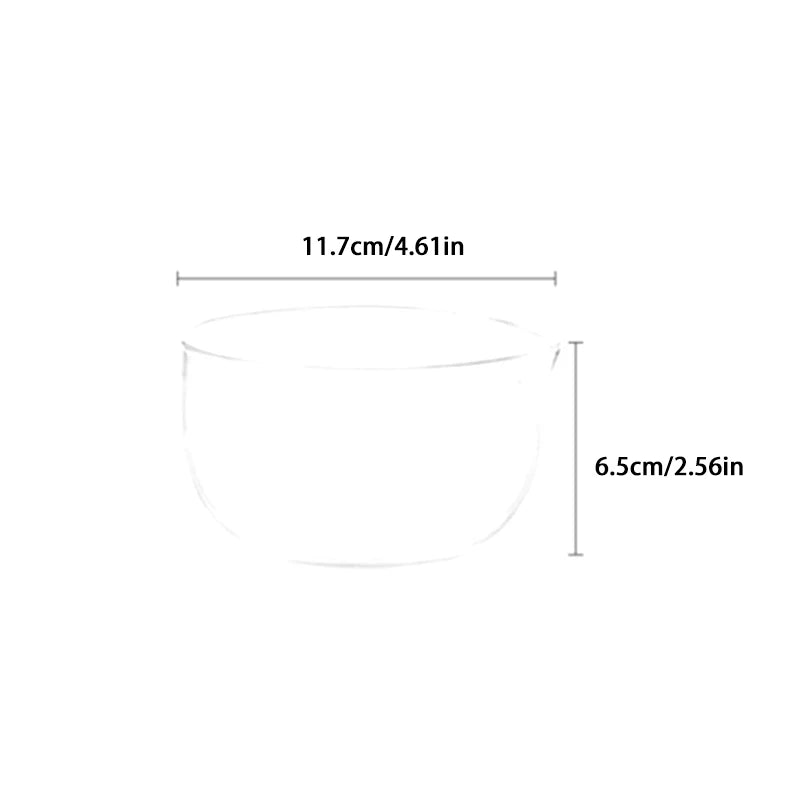 Double-Layer Glass Matcha Bowl with Spout — 350/600ml