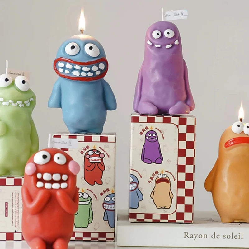 Earthlings Monster Candles Fun Creative Birthday Gifts Handmade Aromatherapy Candles - Your Ritual Hub 