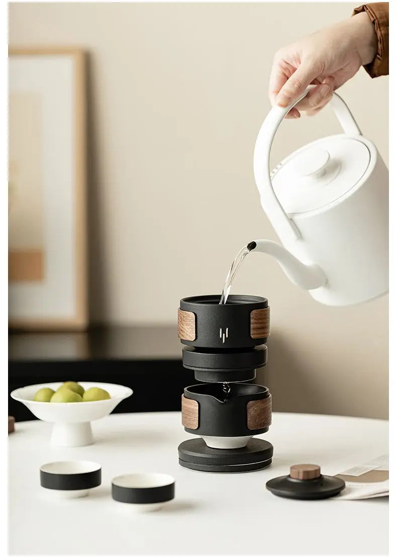 Premium Ceramic Automatic Tea Set — Complete Kit