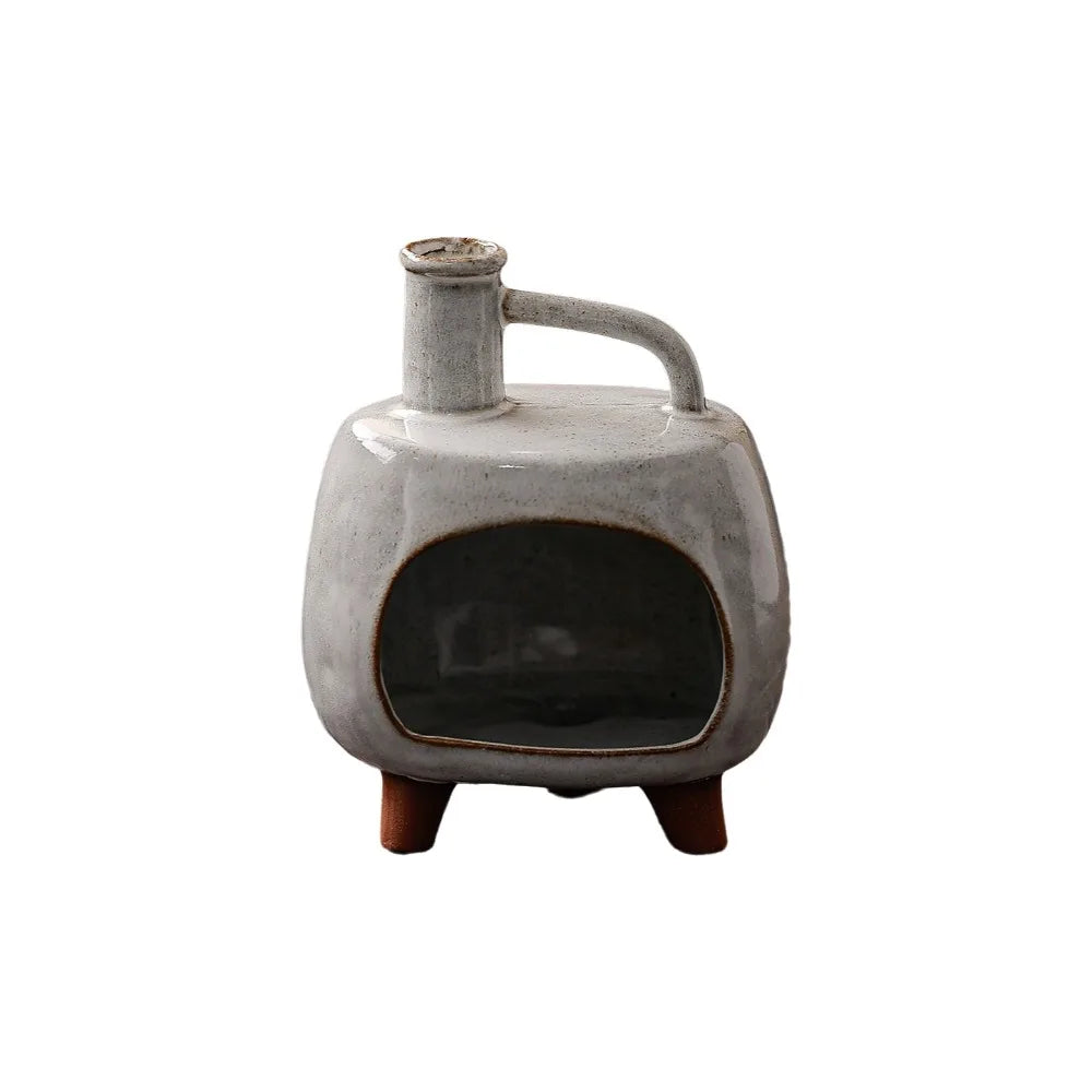 Retro Ceramic Sacred Wood & Sage Aromatherapy Burner