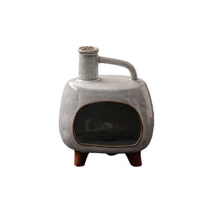 Retro Ceramic Sacred Wood & Sage Aromatherapy Burner