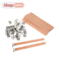 Natural Wooden Candle Wicks with Sustainers — DIY Supply - Your Ritual Hub 