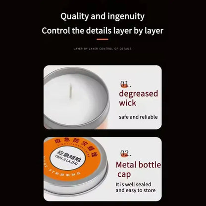 Emergency Candles for Household Power Outages Windproof Smokeless