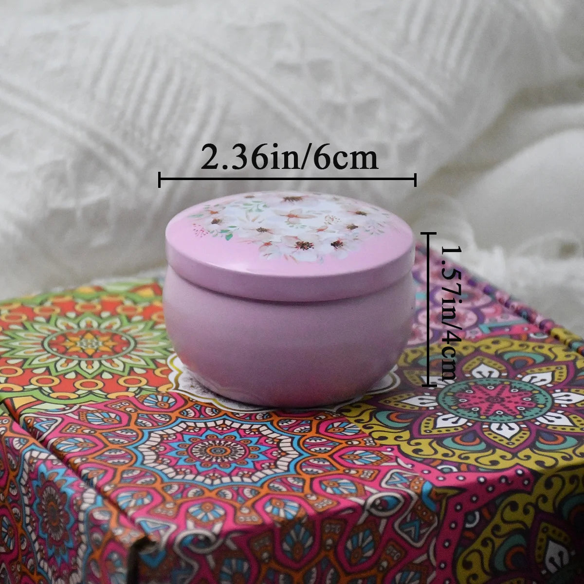 4Pcs/Box Scented Candle Set Gift Islamic Arabian Patterns Fragrance Candle Jar Smokeless - Your Ritual Hub 