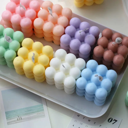 Bubble Cube Scented Soy Wax Candle