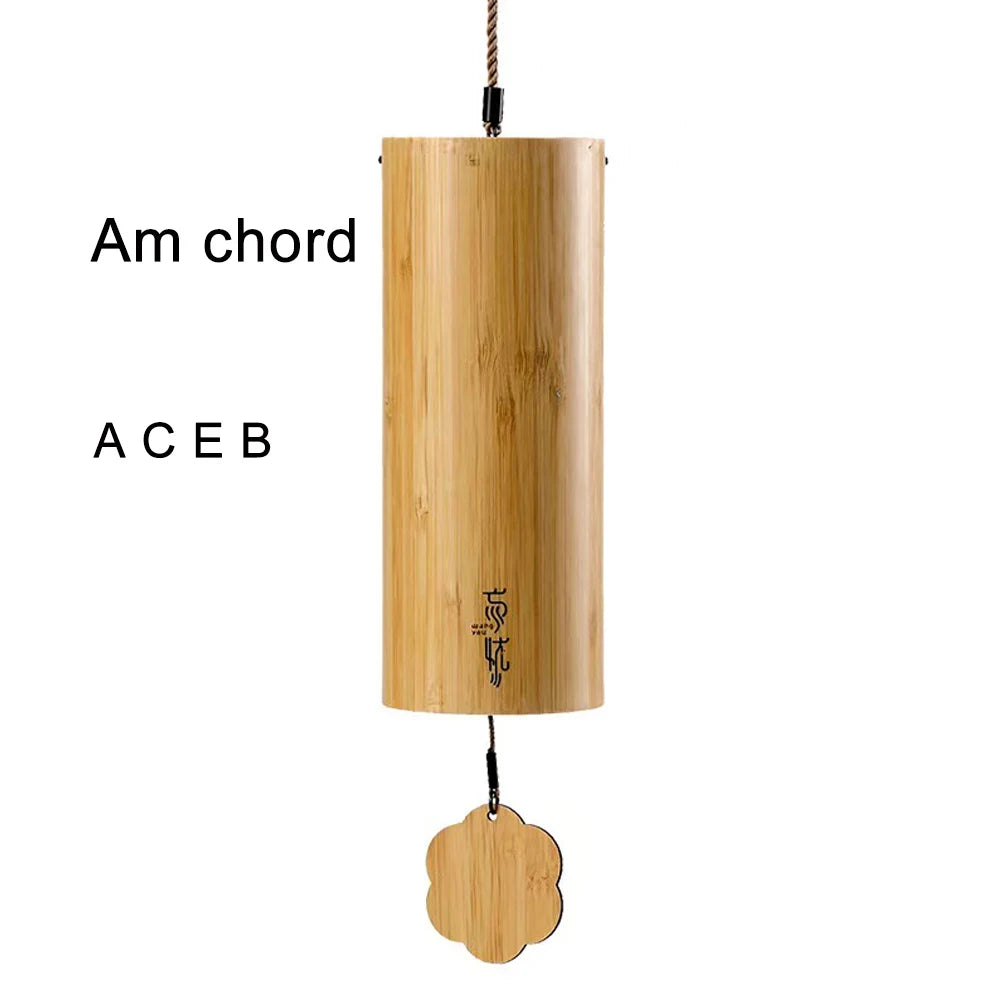 Handcrafted Bamboo Wind Chime – Tuned Chord Sound Healing & Meditation Bell