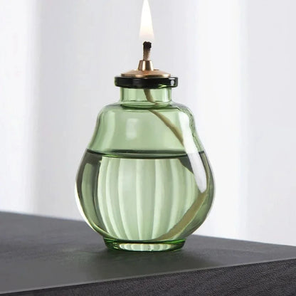 Creative Aromatherapy Candles Glass Coloful Small Oil Lamps