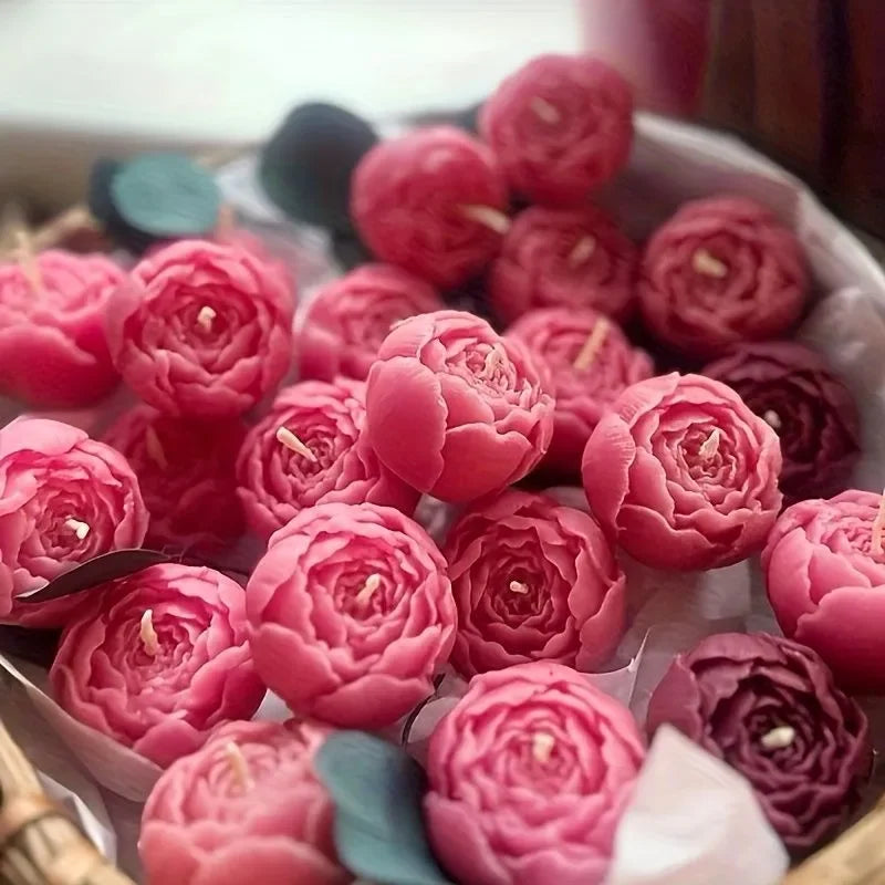 Rose Bud Candle Silicone Mould Diy Flower Handmade - Your Ritual Hub 