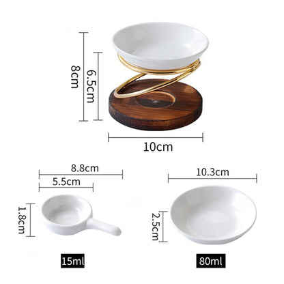 Aroma Oil Burner & Wax Melt Warmer with Candle Spoon
