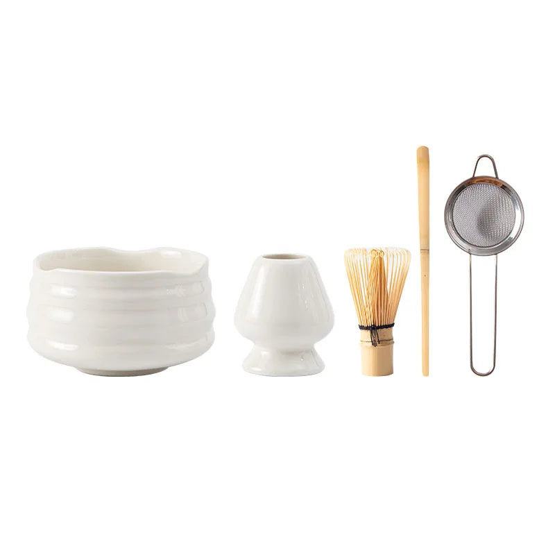 5-Piece Spotted Day-Style Matcha Blender Set