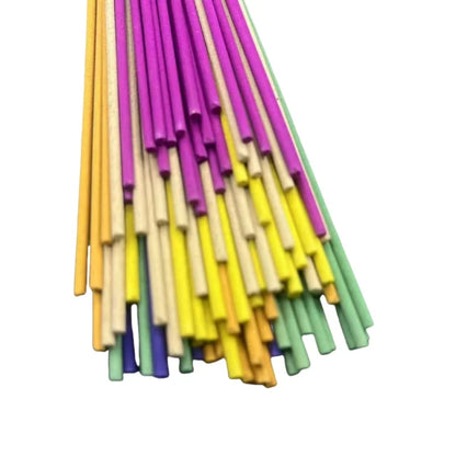 6 sorters naturliga rökelsepinnar 27cm Sandelträ luftdoft för yoga meditation luktborttagning uppfriskande lugn rökelse