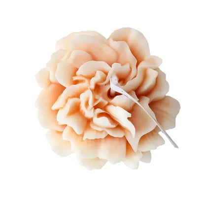 3D Carnation Flower Candle Home Decoration