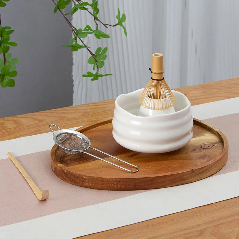 5-Piece Spotted Day-Style Matcha Blender Set