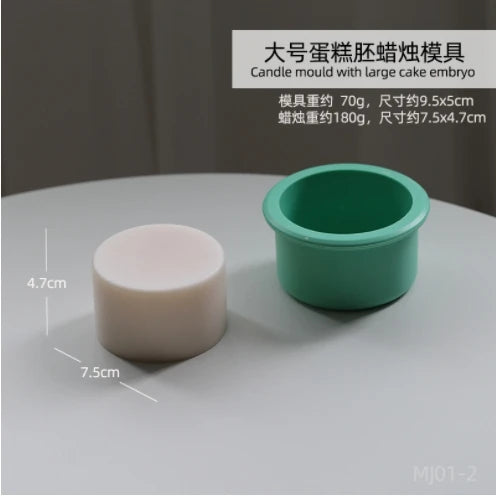 Sweet Dessert Cake Silicone Candle Mold for Handmade Soap Resin Epoxy Plaster Chocolate Party Decor DIY Mould Gift Wax Making - Your Ritual Hub 