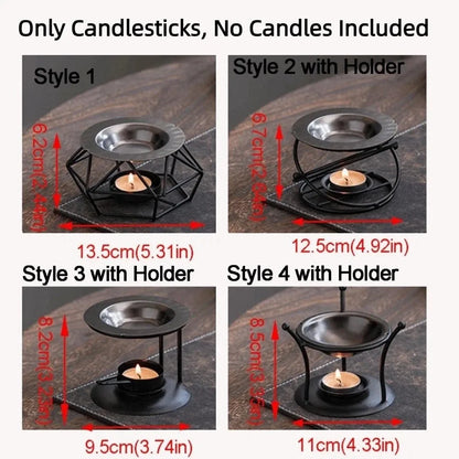 Retro Polygon Metal Aromatherapy Oil Burner