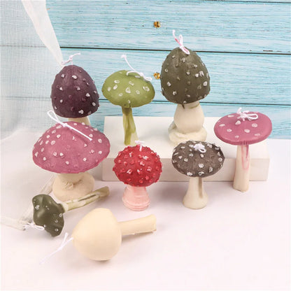 Mushroom Silicone Candle Mold — Whimsical DIY Wax Mould