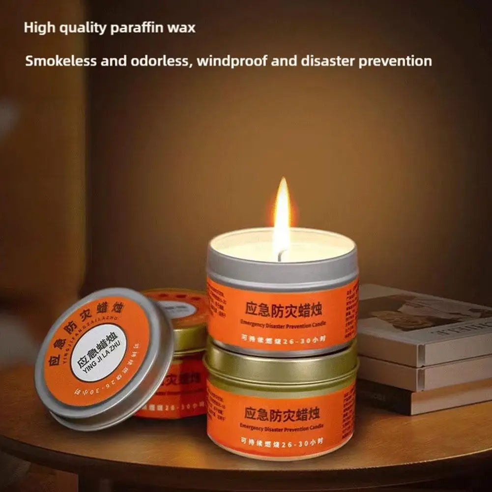 Emergency Candles for Household Power Outages Windproof Smokeless