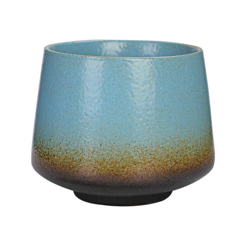 Retro Colorful Tea Cups 200ml Cute Coarse Ceramic Coffee Mugs - Your Ritual Hub 