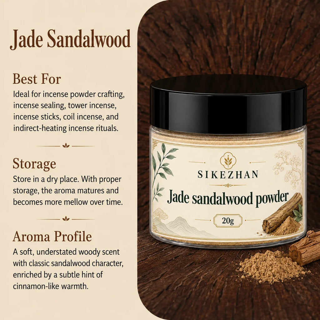 Pure Sandalwood Incense Powder Kit – with Vintage Brass Dragon Censer