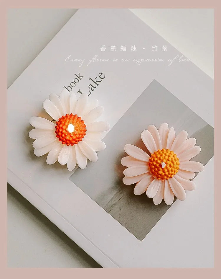 Handmade Daisy Scented Soy Wax Candle
