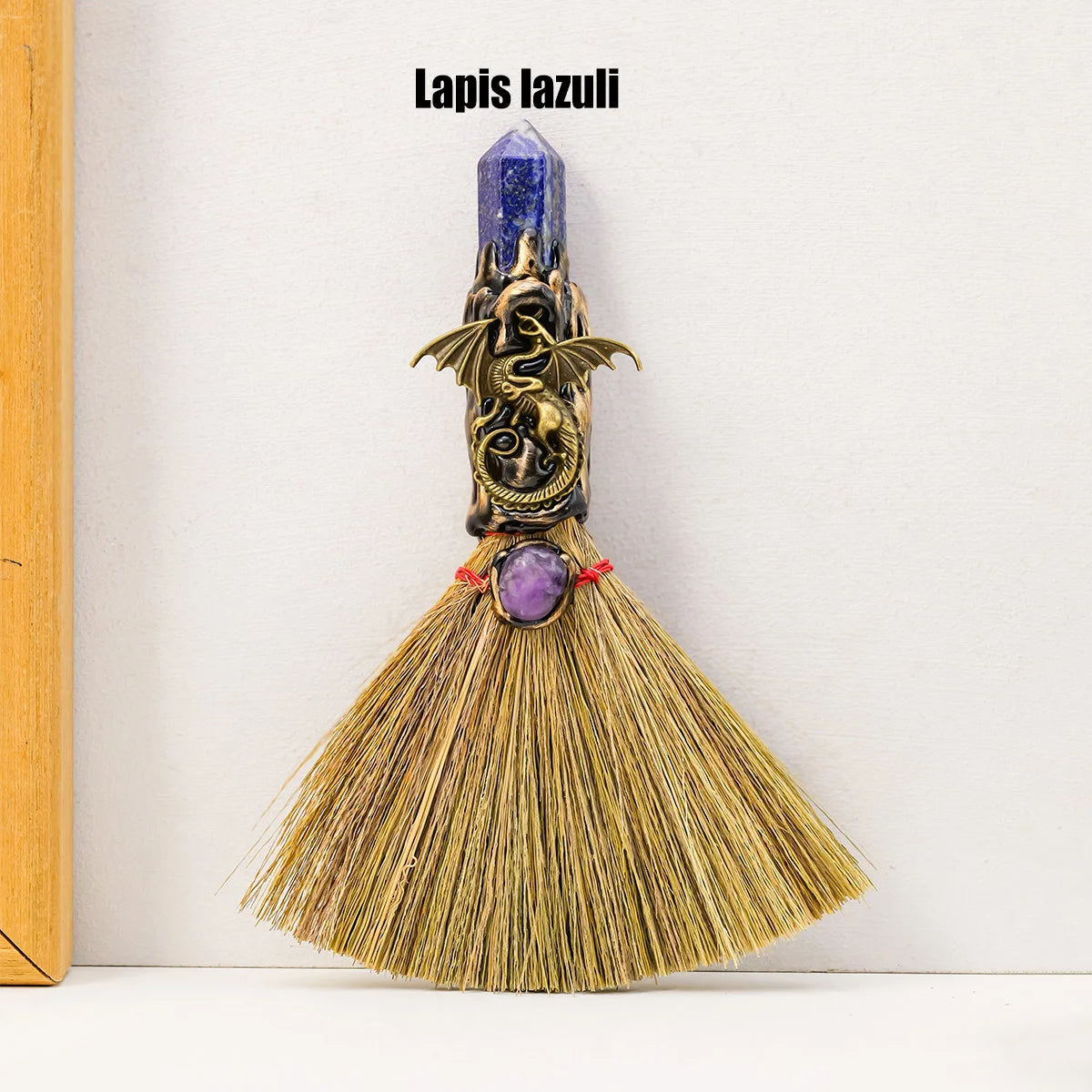 Natural Crystal Wand — Cleansing & Energy Purification Broom | Your Ritual Hub