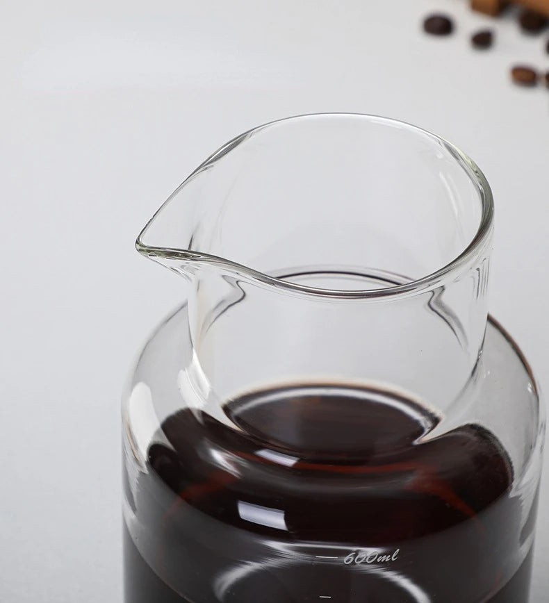 Cold Brew Coffee Pot Set with Filter Glass Dripper ICED Coffee Pot Maker