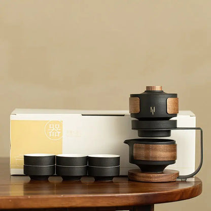 Premium Ceramic Automatic Tea Set — Complete Kit
