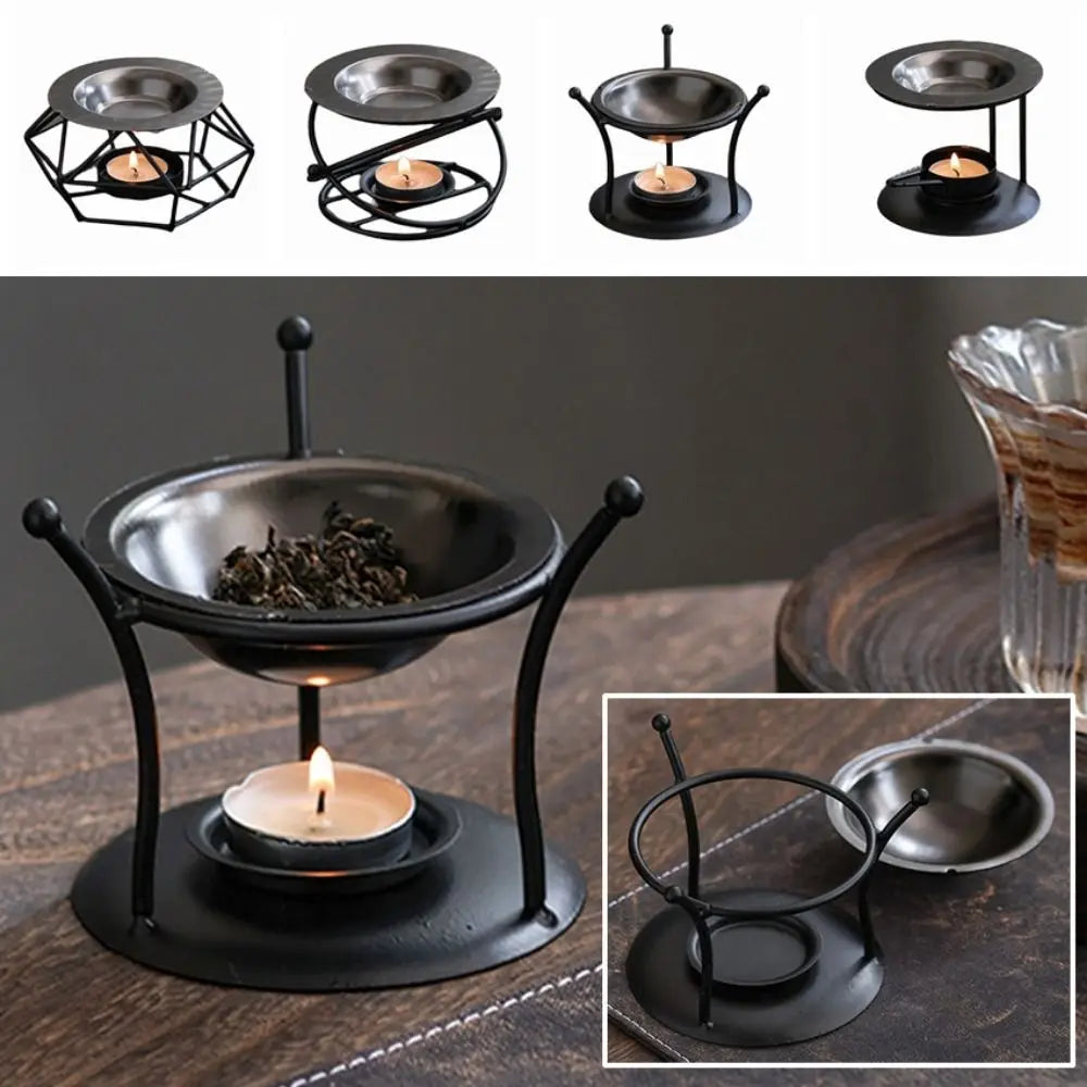 Retro Polygon Metal Aromatherapy Oil Burner