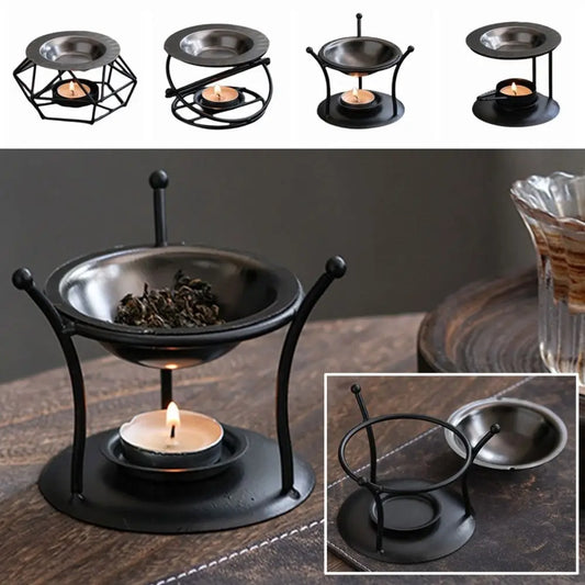 Retro Polygon Metal Aromatherapy Oil Burner