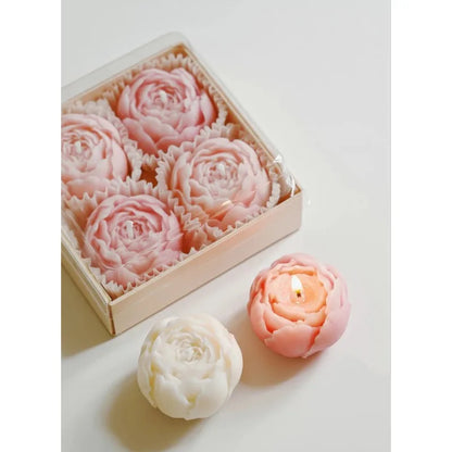 Rosblommasoyavaxljusset
