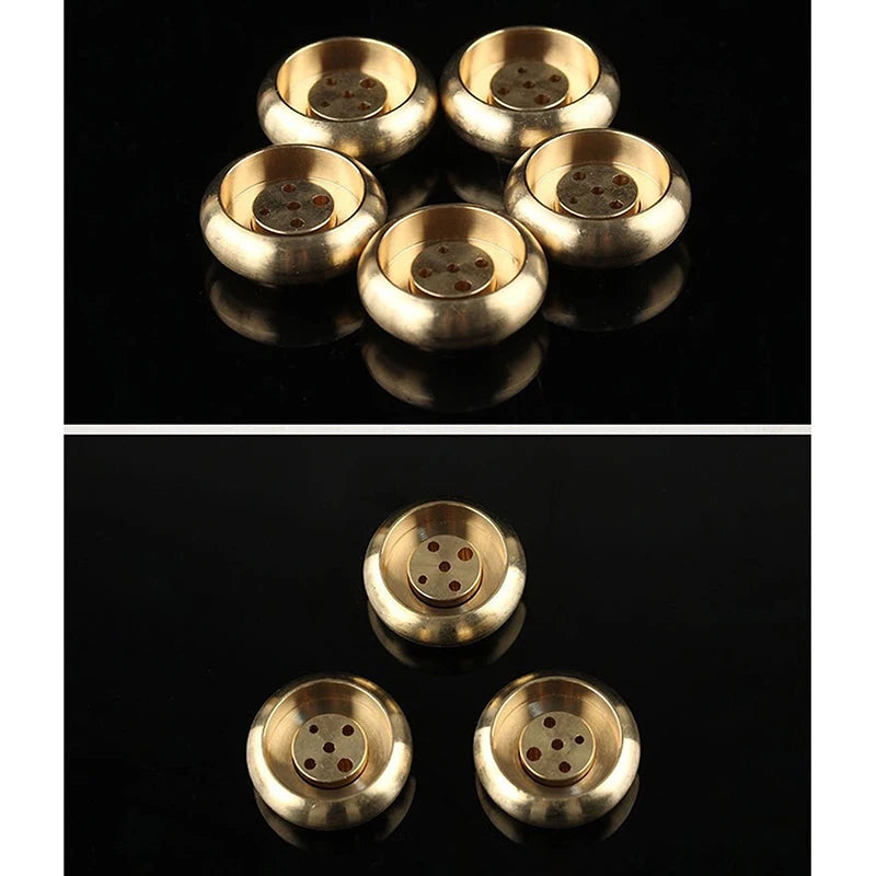 5-Hole Mini Brass Incense Stick Censer Stand