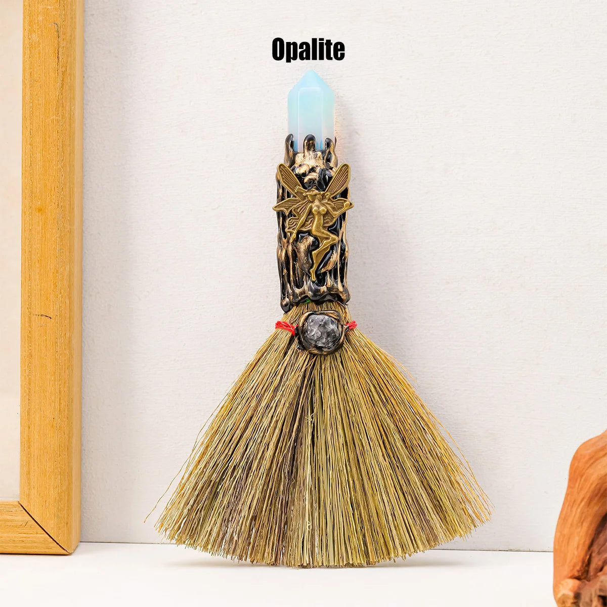 Natural Crystal Wand — Cleansing & Energy Purification Broom | Your Ritual Hub