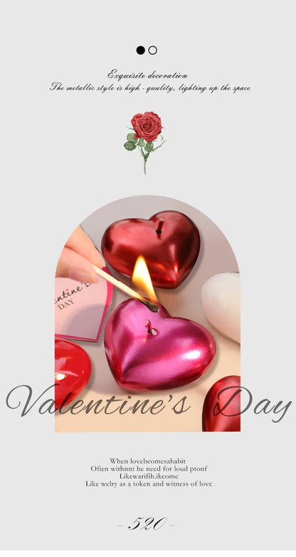 Valentine's Day Aromatherapy Candles DIY Handmade