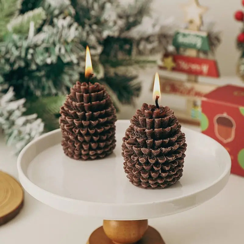 Christmas Pinecone Scented Candles Atmosphere Gifts - Your Ritual Hub 