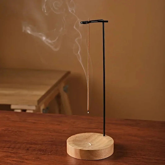 Upside Down Wooden Incense Stick Holder