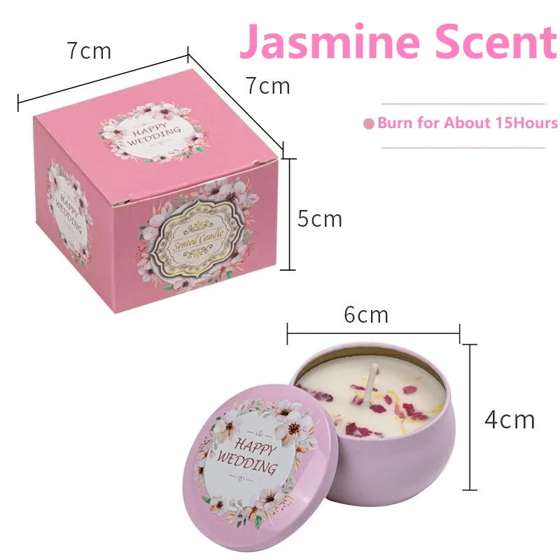 Vintage Floral Scented Soy Wax Candles - Your Ritual Hub 