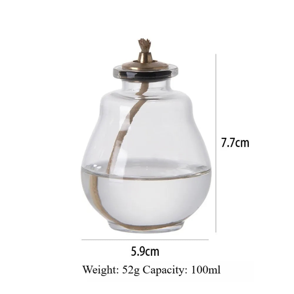 Creative Aromatherapy Candles Glass Coloful Small Oil Lamps - Your Ritual Hub 