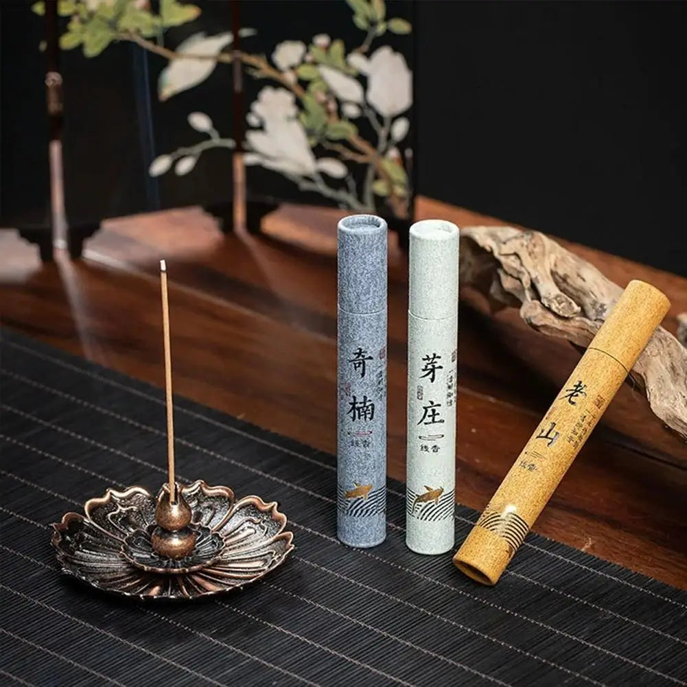 Chinese 12 kinds of scented Incense Stick Gift Box Set natural linear Aromatherapy - Your Ritual Hub 