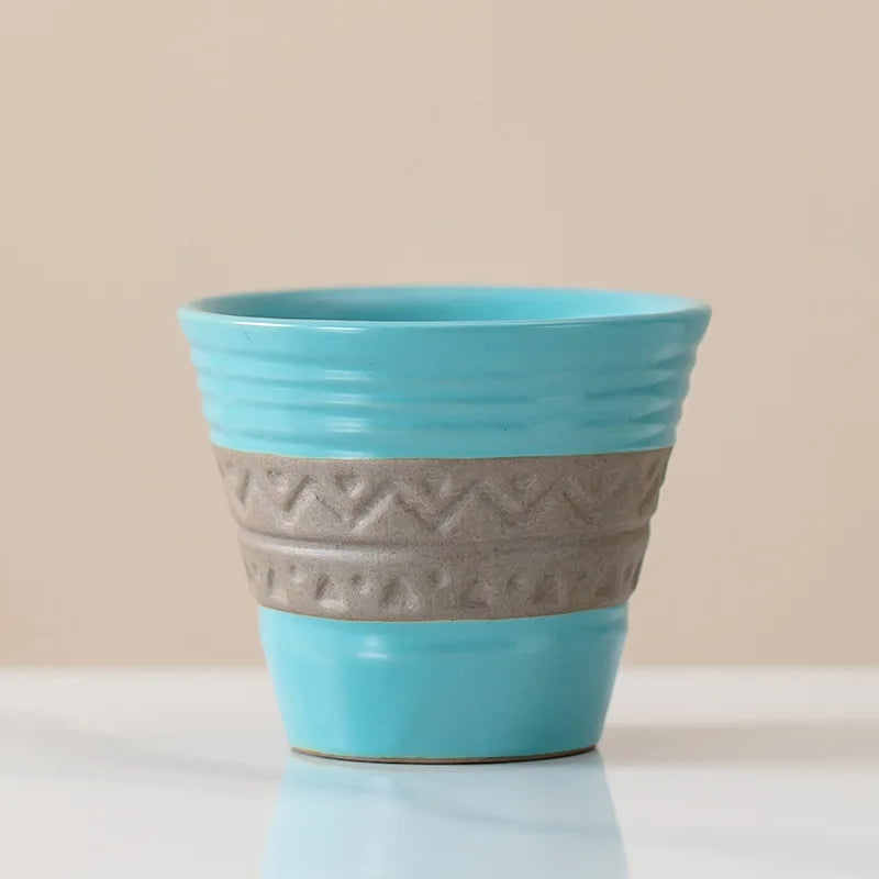 Saudi Arabian Coffee Cup Small Vintage Coarse Ceramic - Your Ritual Hub 