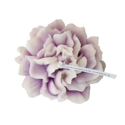 3D Carnation Flower Candle Home Decoration
