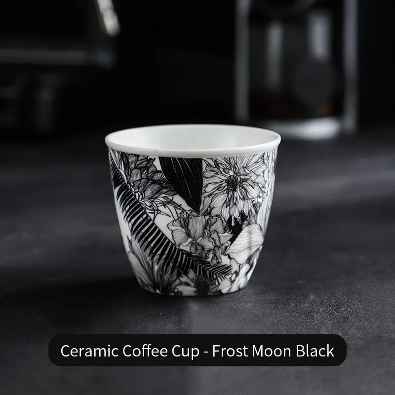 BINCOO Ceramic Coffee Cup Jungle Flower Series - Your Ritual Hub 