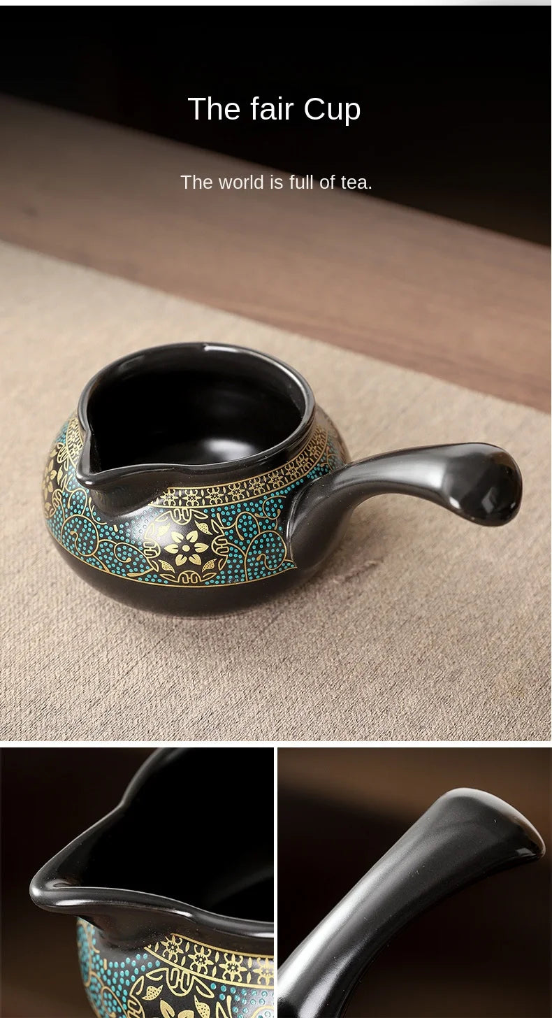 Semi-Automatic Rotating Kung Fu Tea Set