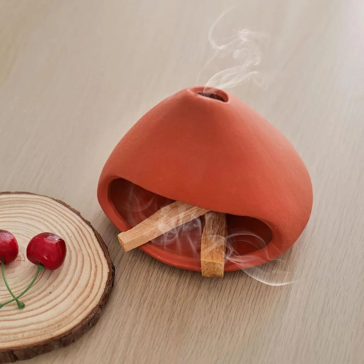 Handcrafted Ceramic Palo Santo & Sage Bowl Burner - Your Ritual Hub 