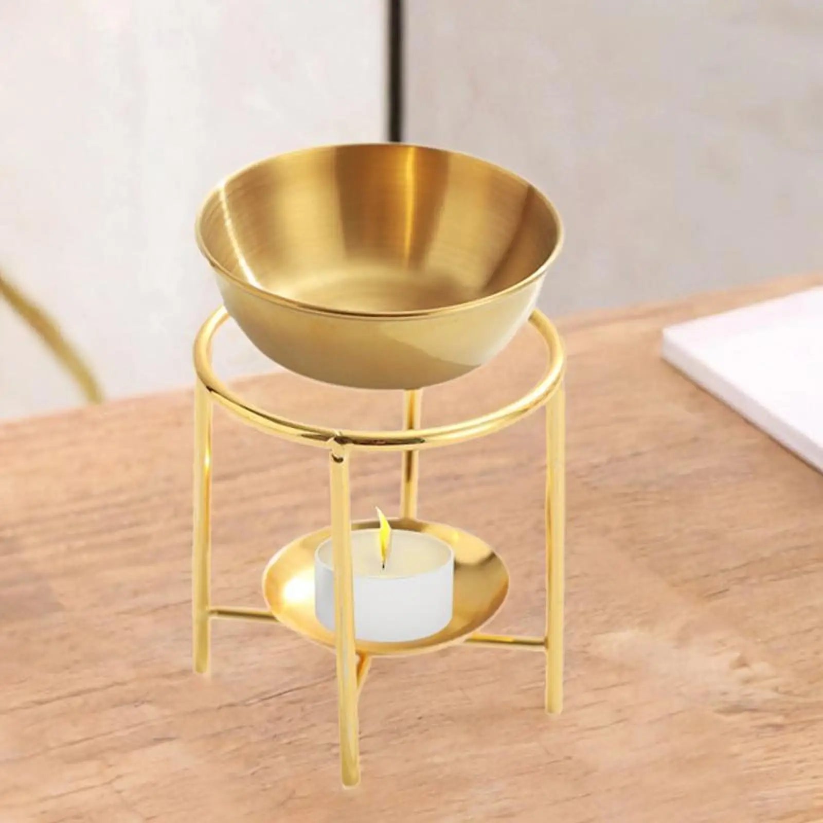 Essential Oil Burner Tealight Candle Holder Stainless Steel - Your Ritual Hub 