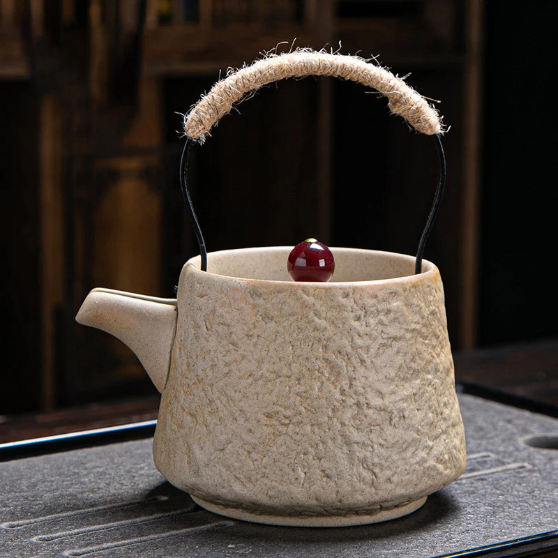 Retro Japanese Kungfu teapot ceramic tea set - Your Ritual Hub 