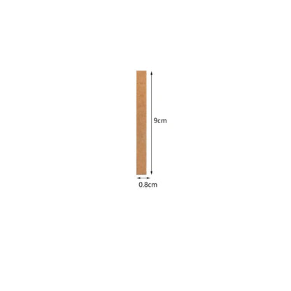 50-Pack Wooden Candle Wicks — Multi-Size with Sustainer Tabs