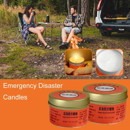 Emergency Candles for Household Power Outages Windproof Smokeless
